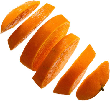 Sliced orange